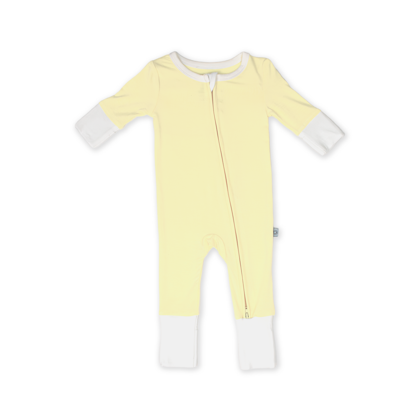 AllDay Zip Romper in Sunny Soft