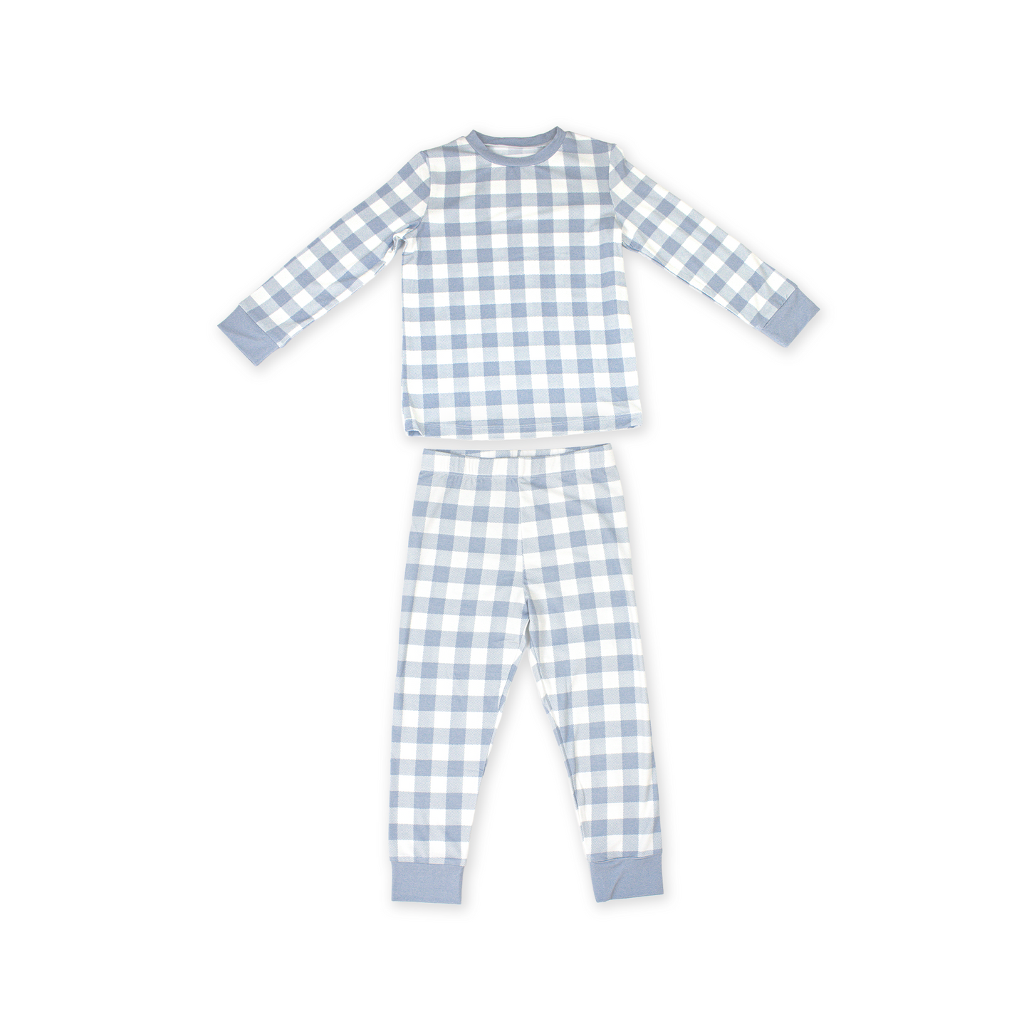 Long Sleeve Little Sky Gingham Pyjamas