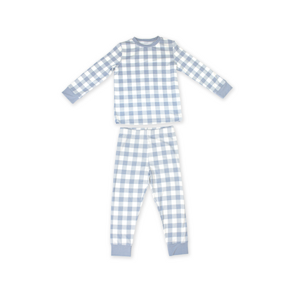 Long Sleeve Little Sky Gingham Pyjamas