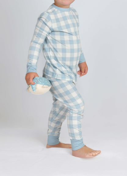 Long Sleeve Little Sky Gingham Pyjamas