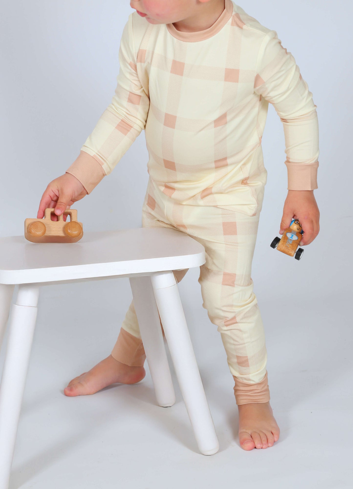 Long Sleeve Sandcheck Pyjamas