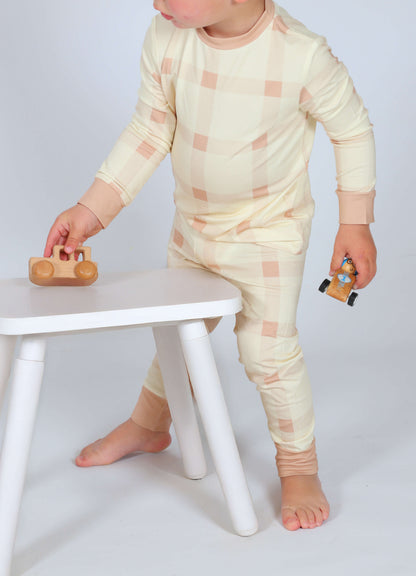 Long Sleeve Sandcheck Pyjamas
