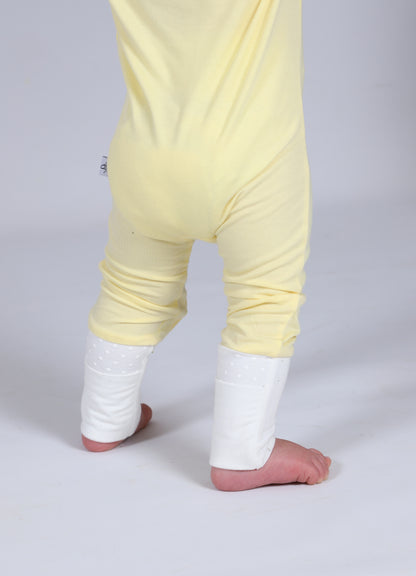 AllDay Zip Romper in Sunny Soft